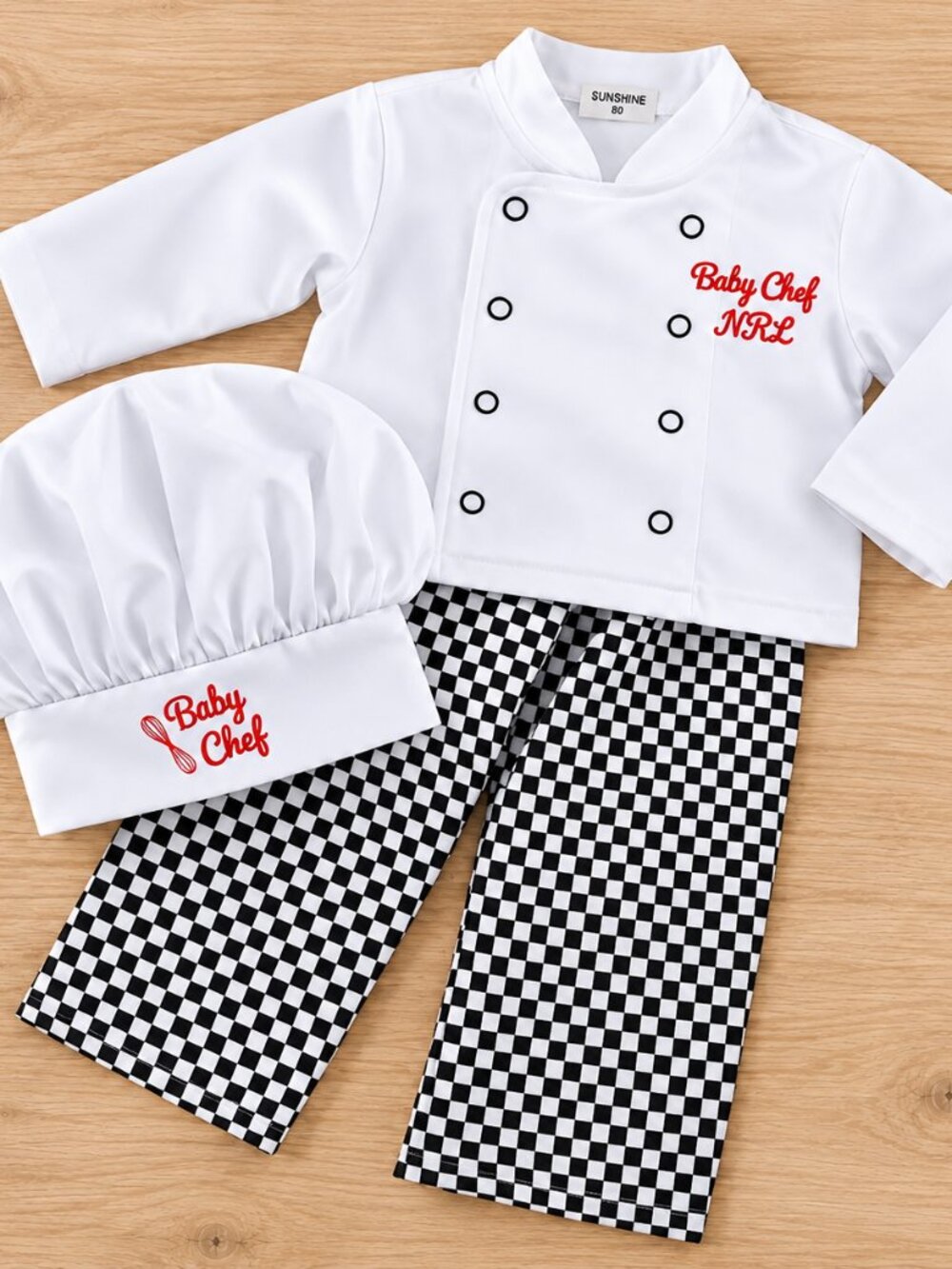 Baby Chef Cotton 3-Piece Costume Outfit Set